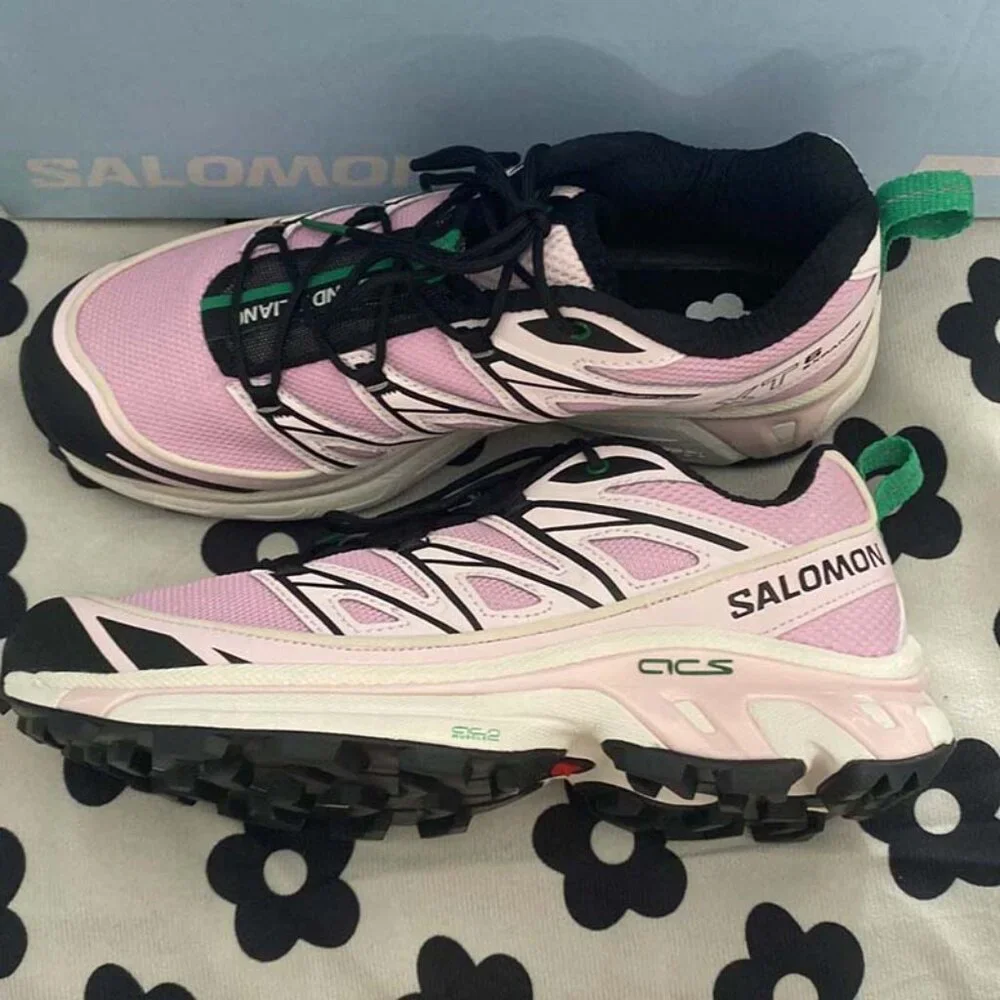 Salomon x Sandy Liang Xt-6 Expanse Cradle Sneakers Pink - Picture 2 of 8